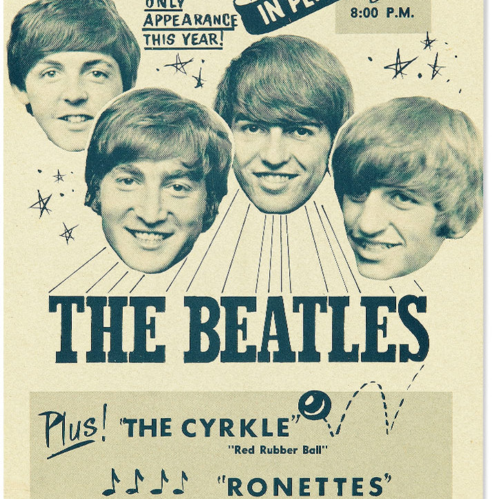 The Beatles USA Tour Poster