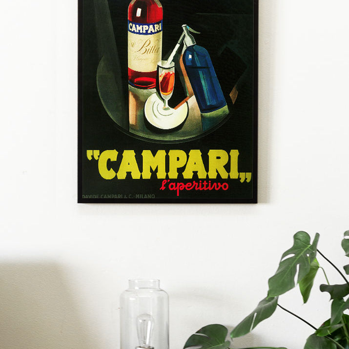 Campari Soda Poster  Vintage Drink Advertisement – Posterist