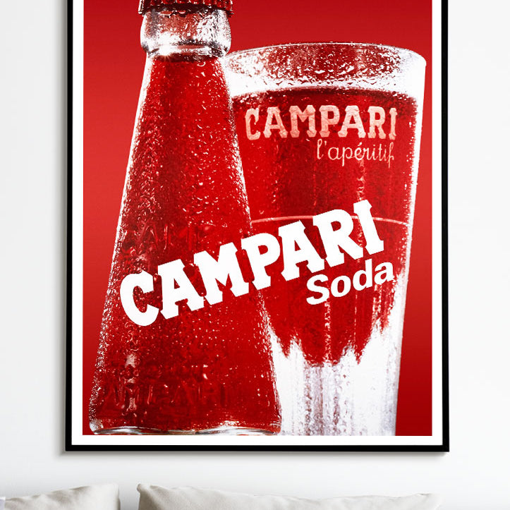 Campari Soda Vintage Ad Poster