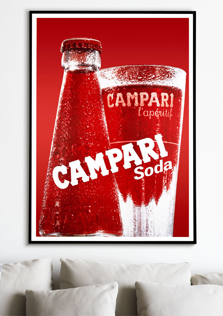 Campari Soda Vintage Ad Poster