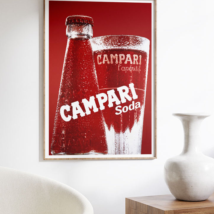 Campari Soda Vintage Ad Poster