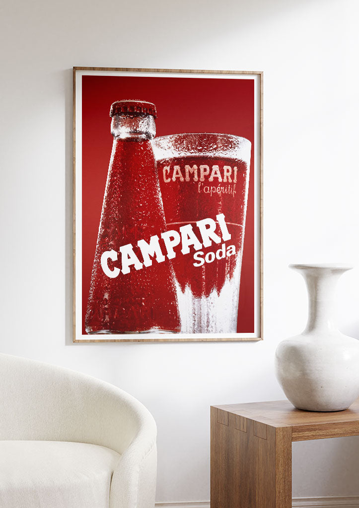 Campari Soda Vintage Ad Poster