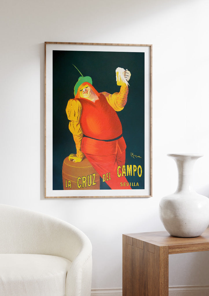 Leonetto Cappiello - Cruz del Campo Beer Poster