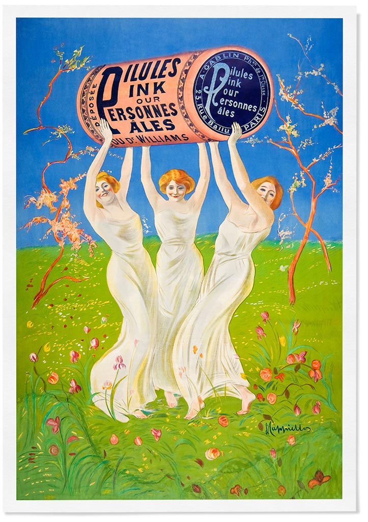 Leonetto Cappiello - Pink Pills Poster