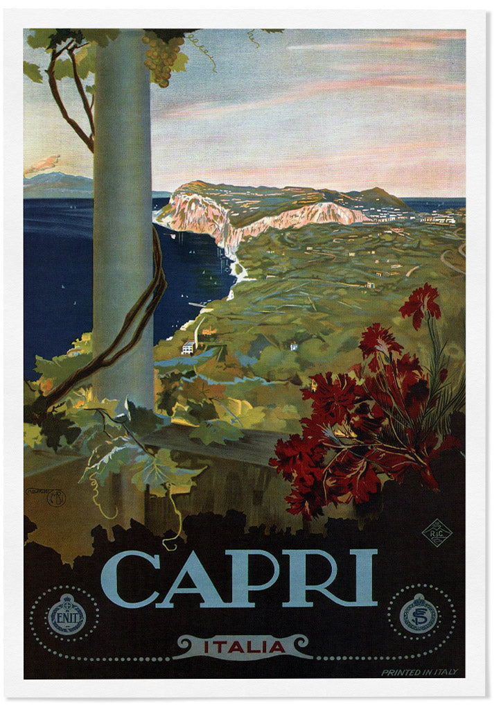 Capri Travel Poster