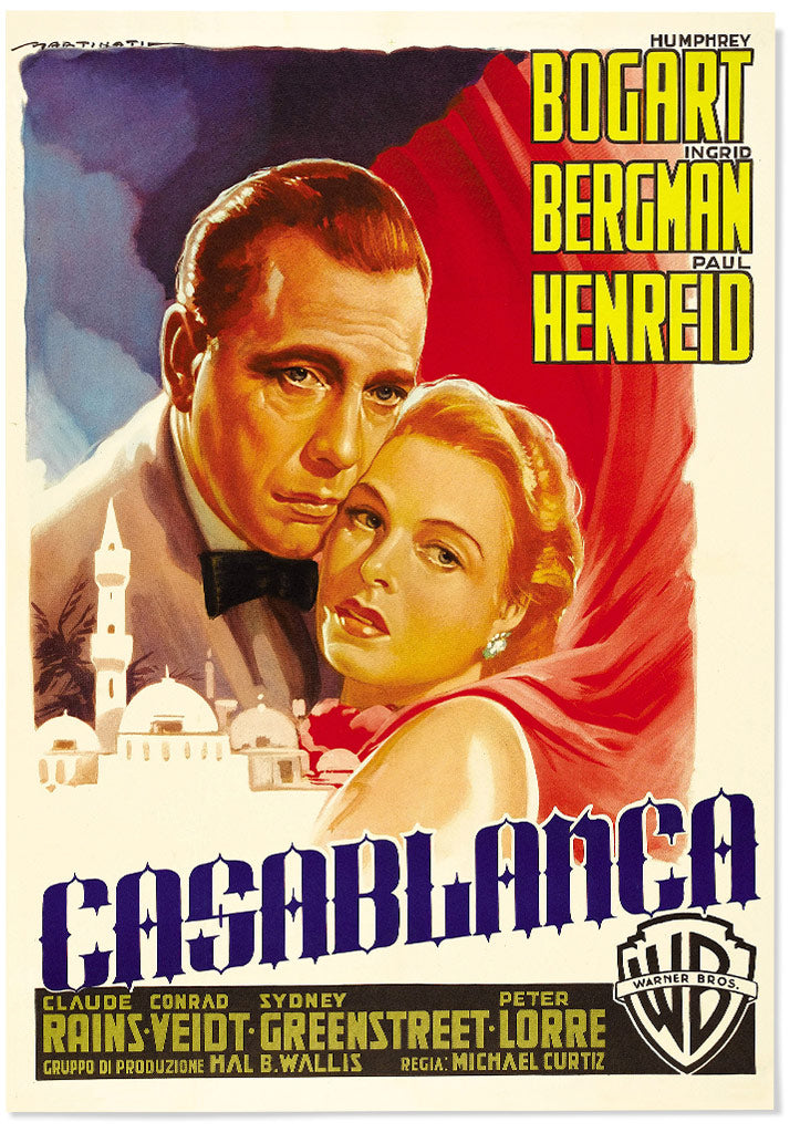 Casablanca Classic Movie Poster