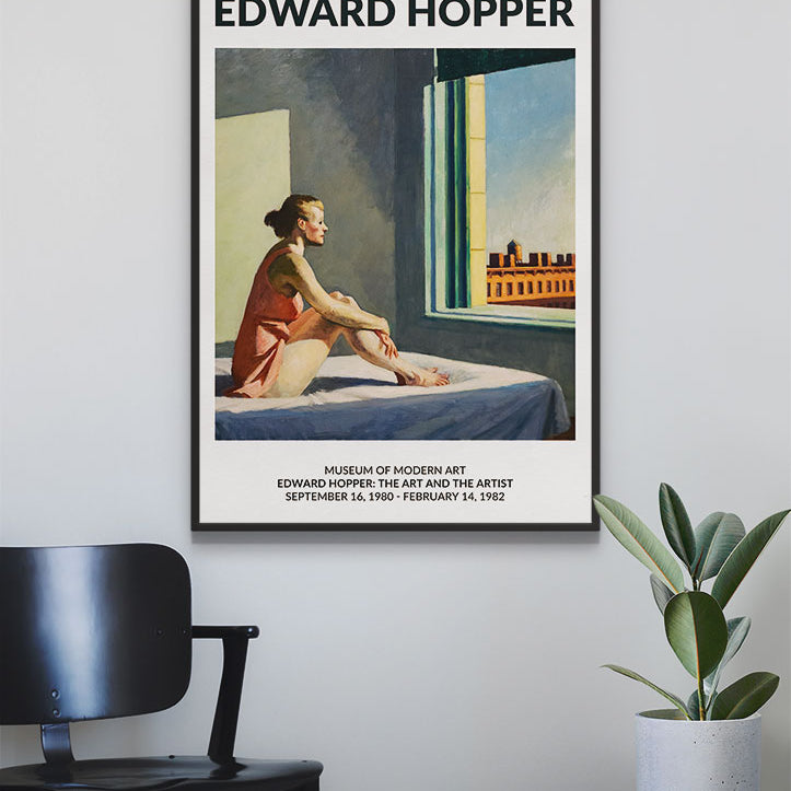 Edward Hopper - Morning Sun Exhibition Poster