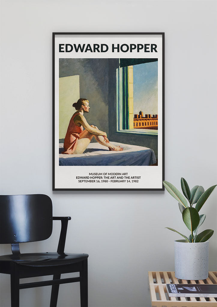 Edward Hopper - Morning Sun Exhibition Poster