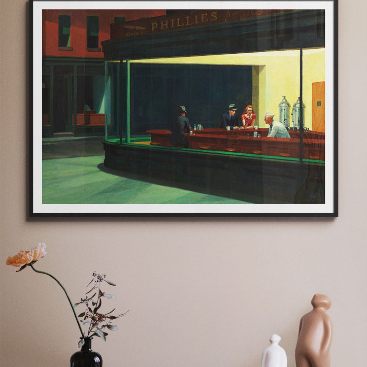 Edward Hopper - Nighthawks Art Print