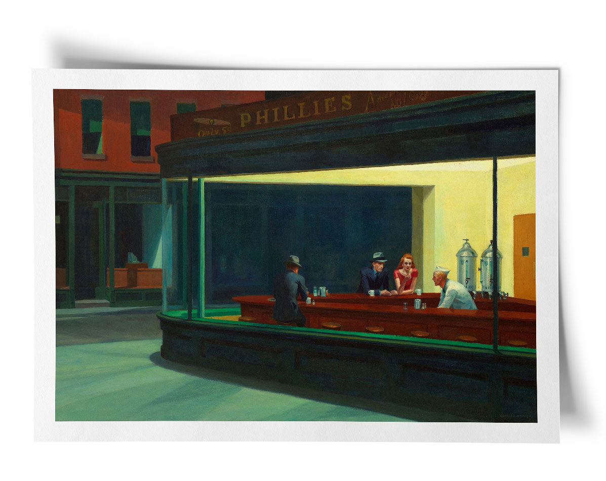 Edward Hopper - Nighthawks Art Print