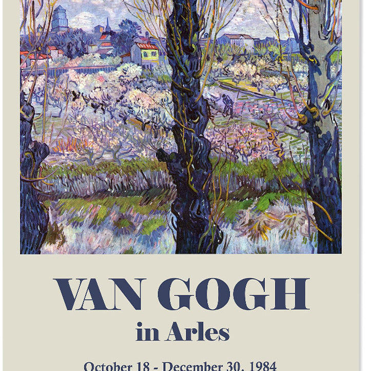 Vincent van Gogh Poster- Flowering Orchards