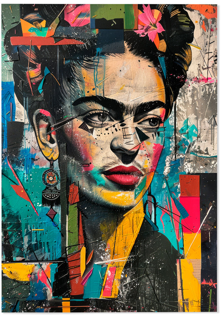 Frida Kahlo Modern Art Portrait