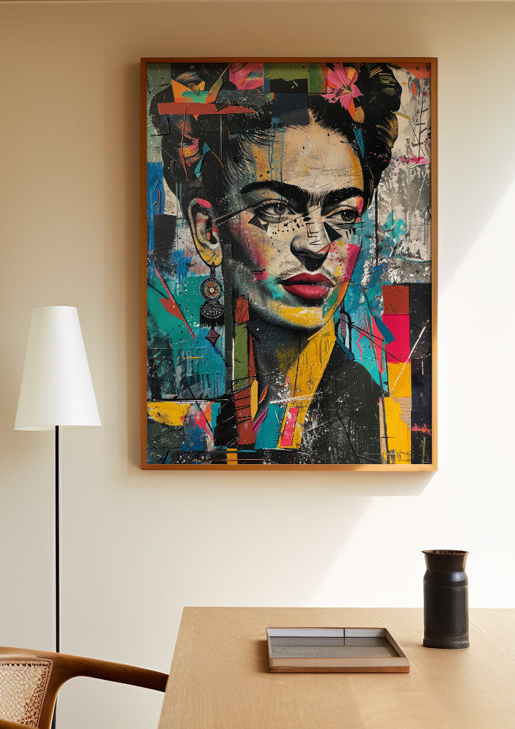 Frida Kahlo Modern Art Portrait