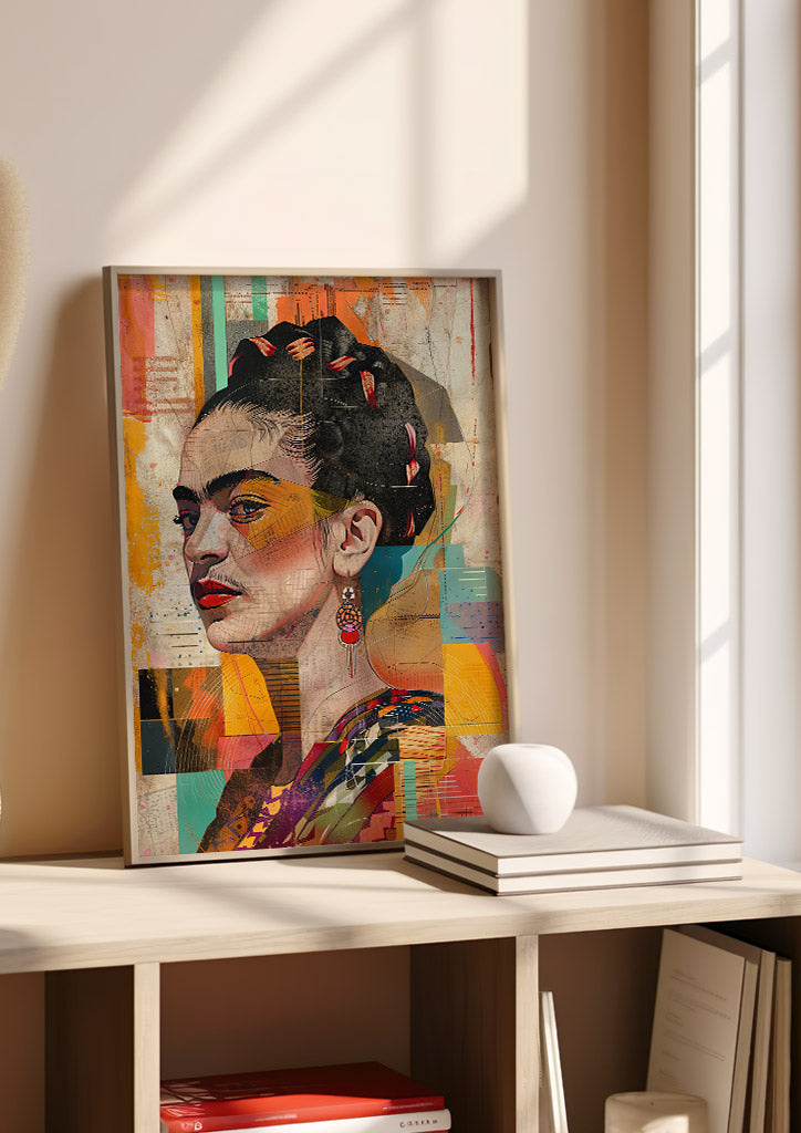 Frida Kahlo Abstract Portrait