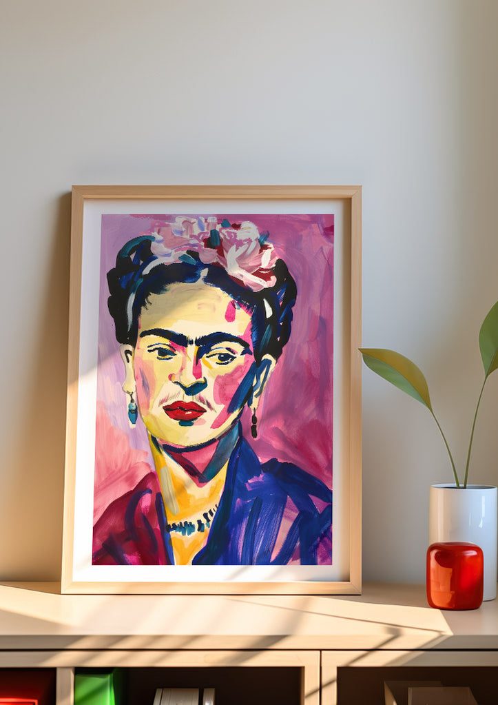 Frida Kahlo Portrait - Inspired by Henri Matisse