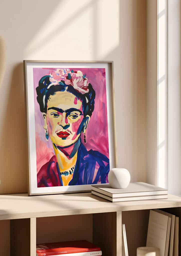 Frida Kahlo Portrait - Inspired by Henri Matisse