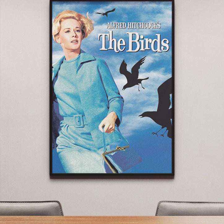 'The Birds' Alfred Hitchcock Movie Poster