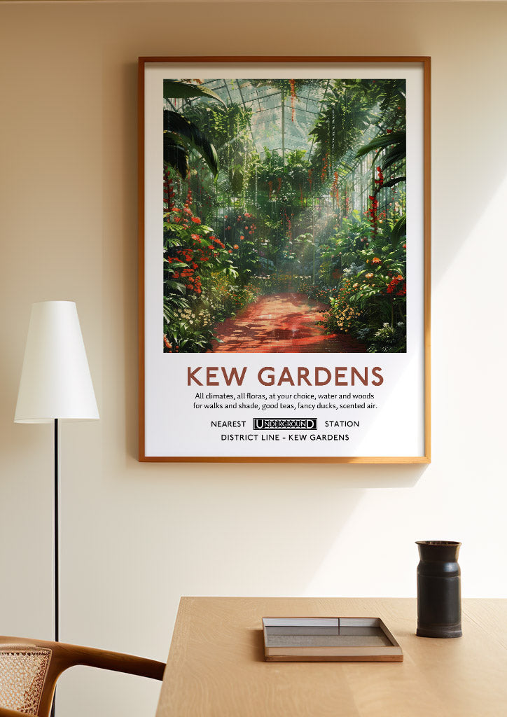 Kew Gardens Botanical Garden Poster