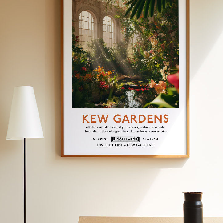 Kew Gardens London Poster