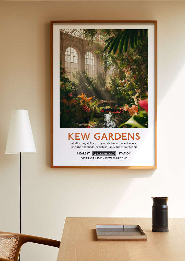 Kew Gardens London Poster