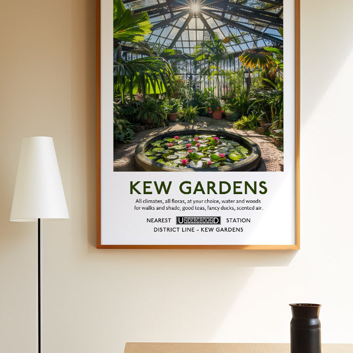 Kew Gardens Palm House Poster