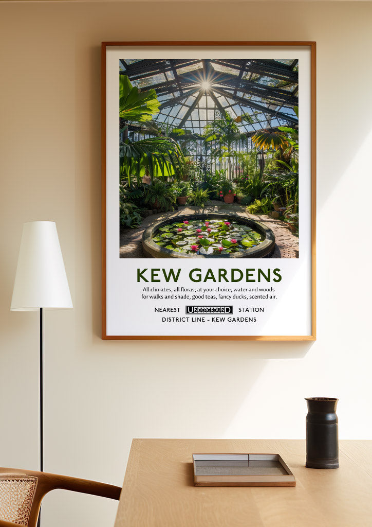 Kew Gardens Palm House Poster