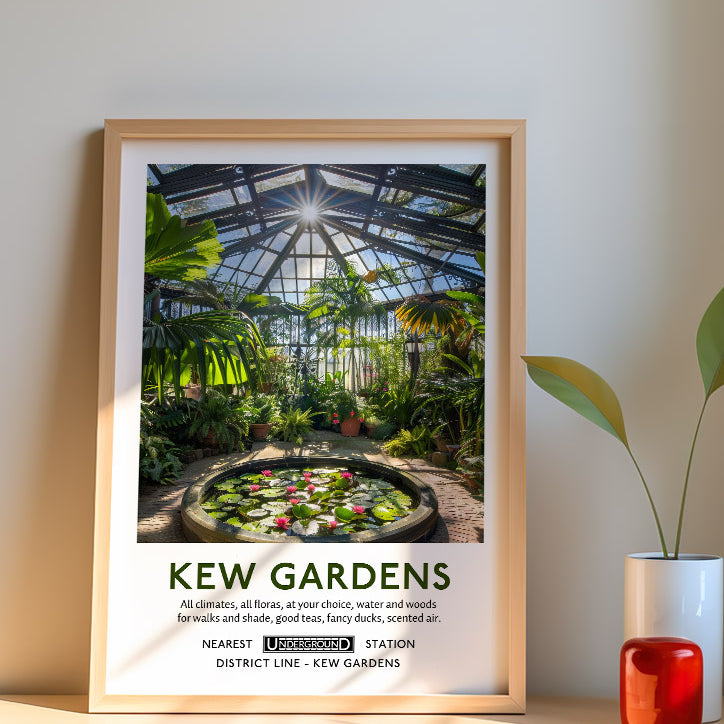 Kew Gardens Palm House Poster