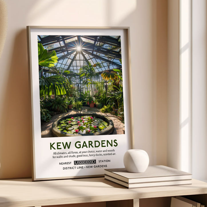 Kew Gardens Palm House Poster