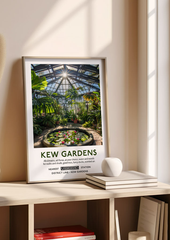 Kew Gardens Palm House Poster