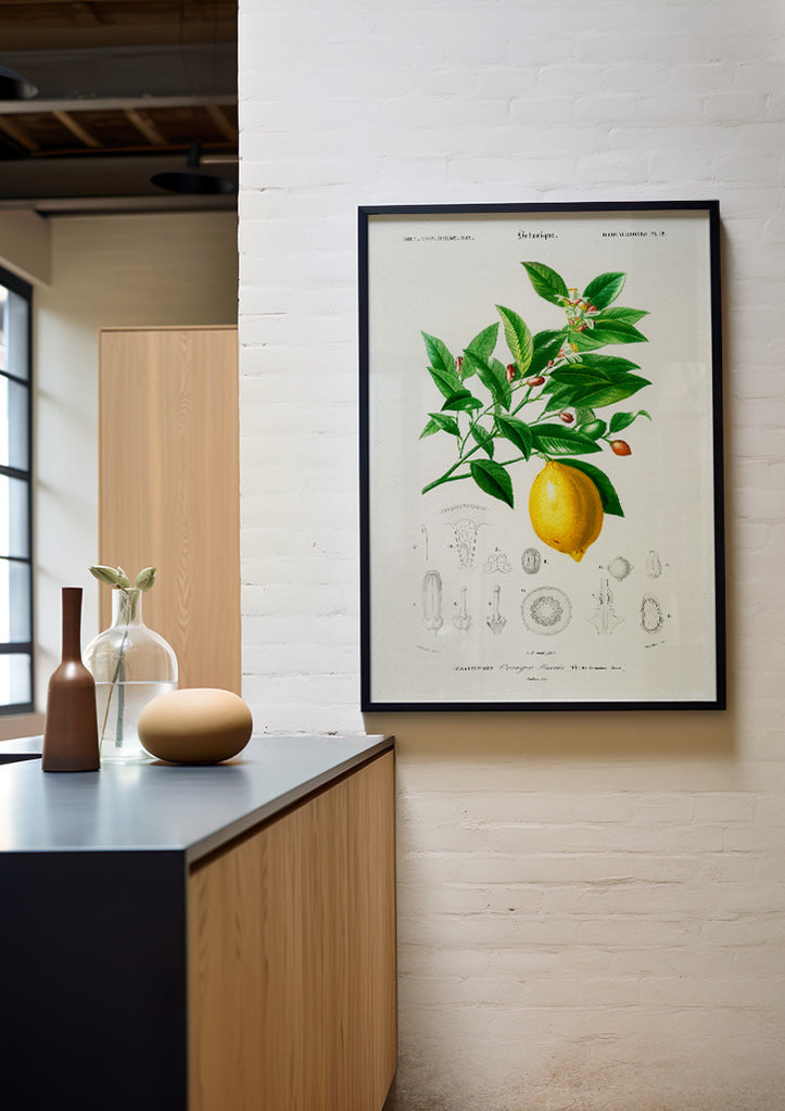 Lemon Poster - Ideal for Kitchen