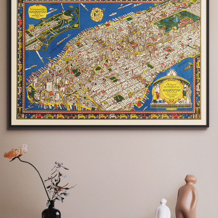 Manhattan Pictorial Map