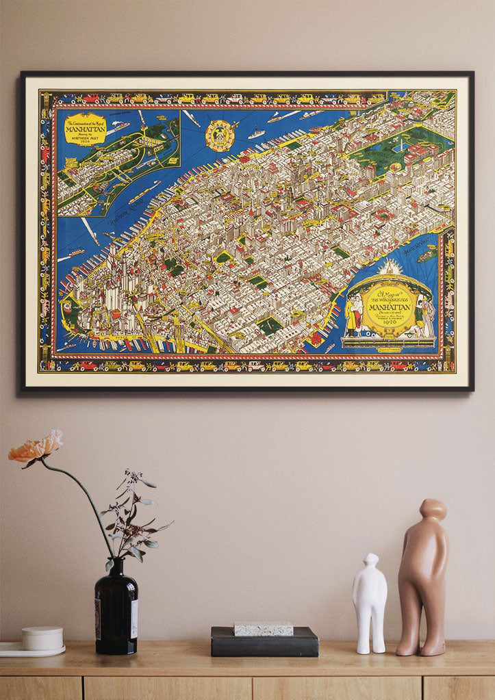 Manhattan Pictorial Map