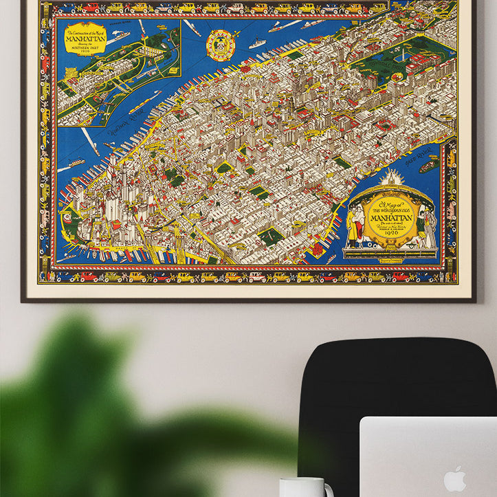 Manhattan Pictorial Map