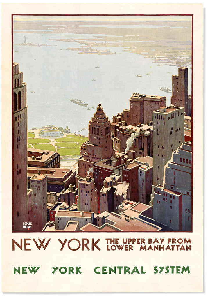 Mahattan, New York Travel Poster