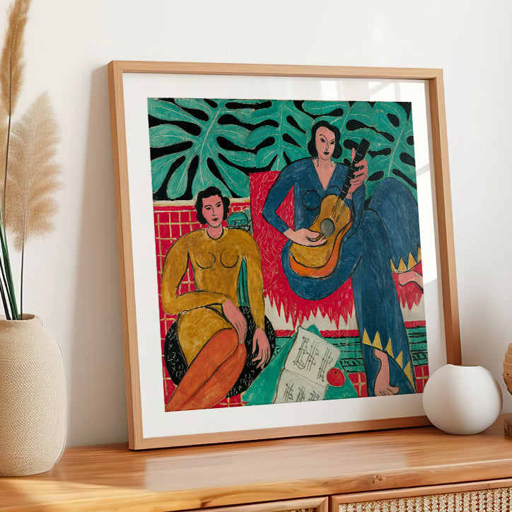 Henri Matisse - La Musique Square Art Print