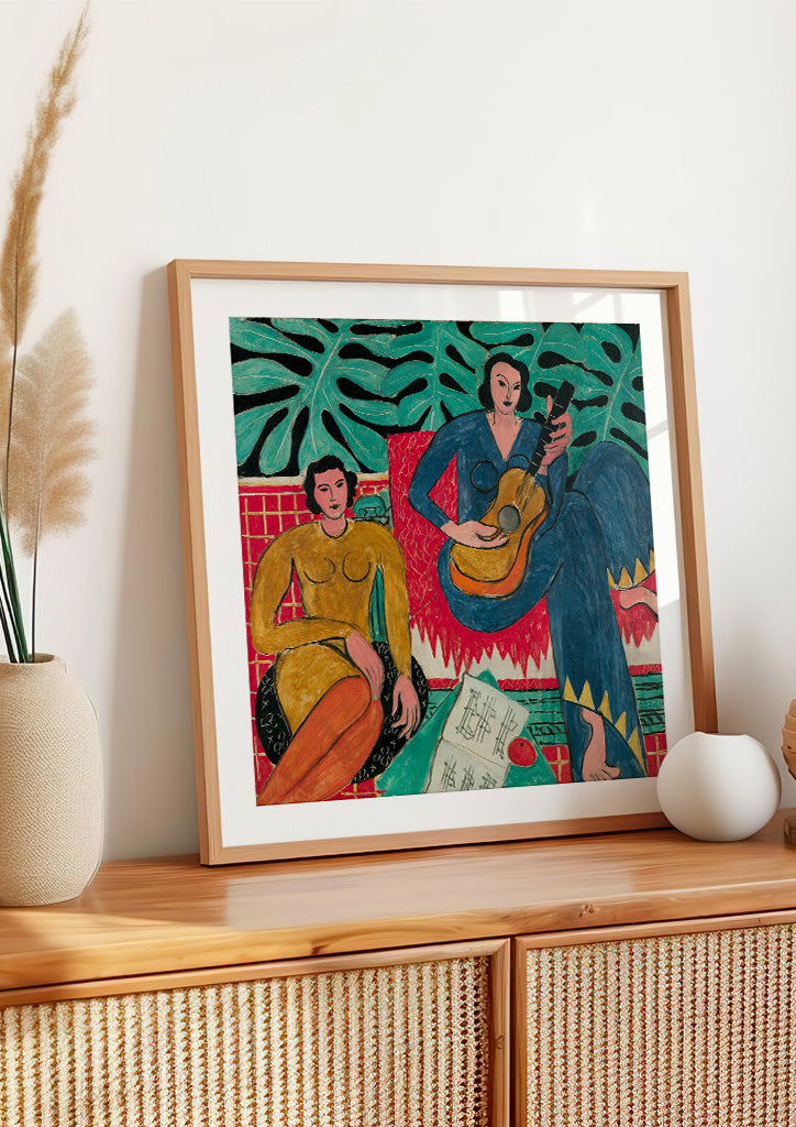 Henri Matisse - La Musique Square Art Print