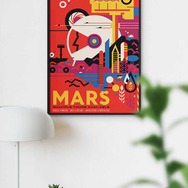 NASA Visions of the Future Poster - Mars