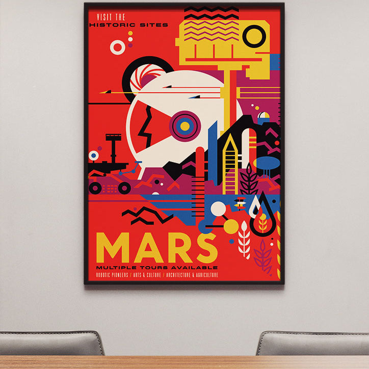 NASA Visions of the Future Poster - Mars