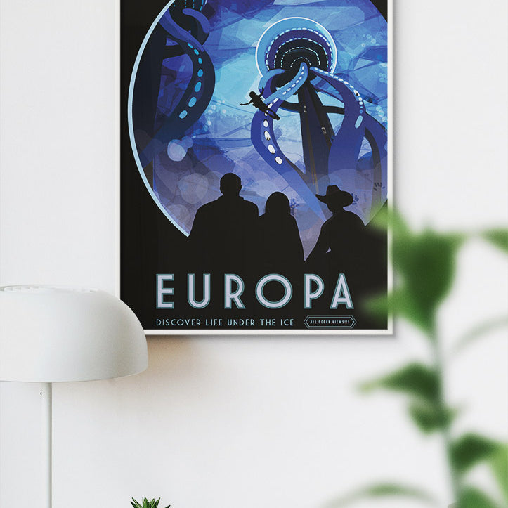 NASA Visions of the Future Poster - Europa