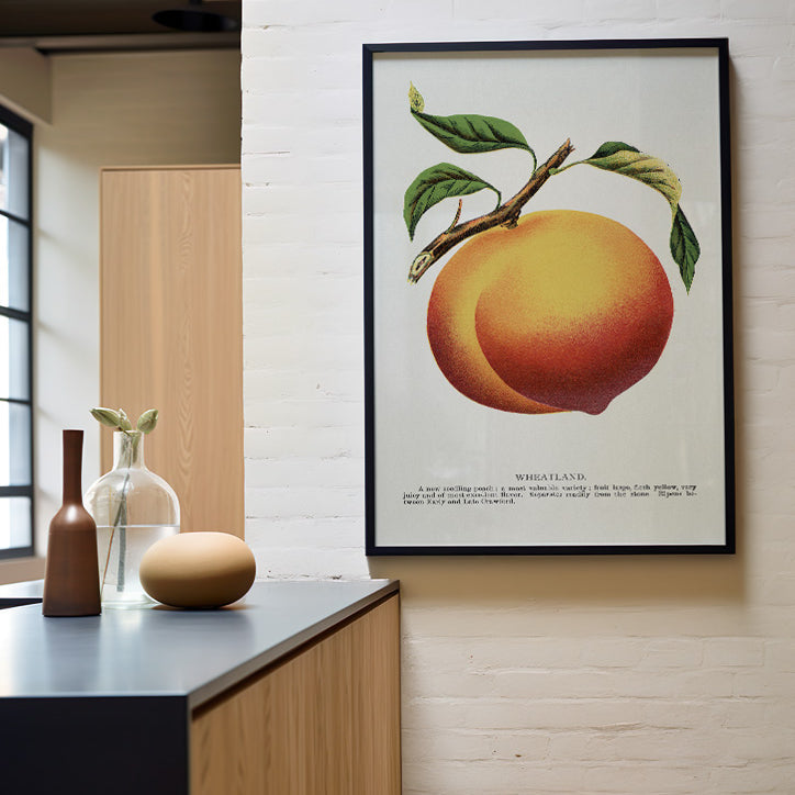 Peach Kitchen Poster