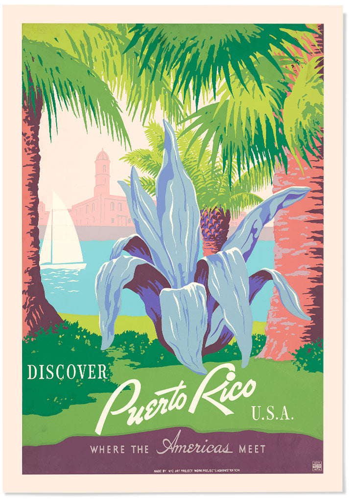 Puerto Rico Travel Poster