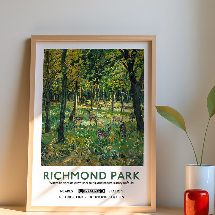 Richmond Park London Poster