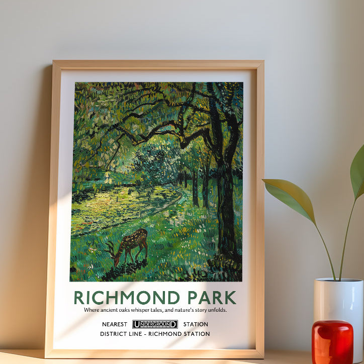 Richmond Park London Poster