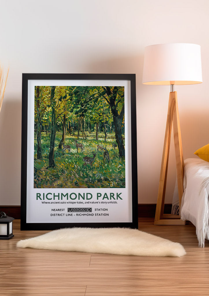 Richmond Park London Poster