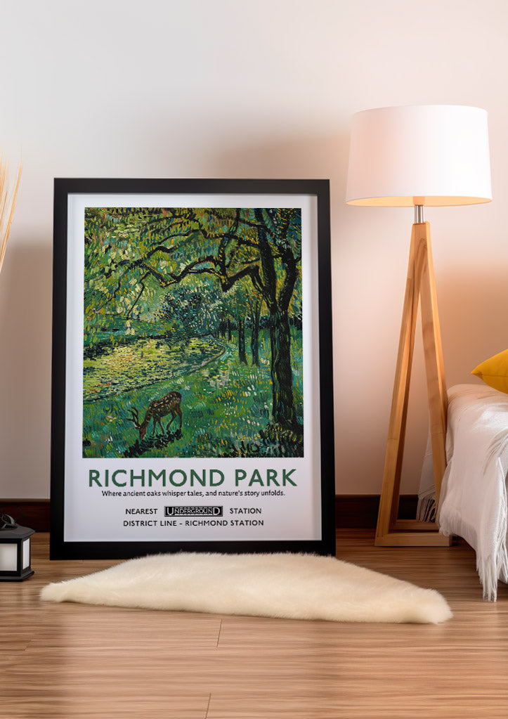 Richmond Park London Poster