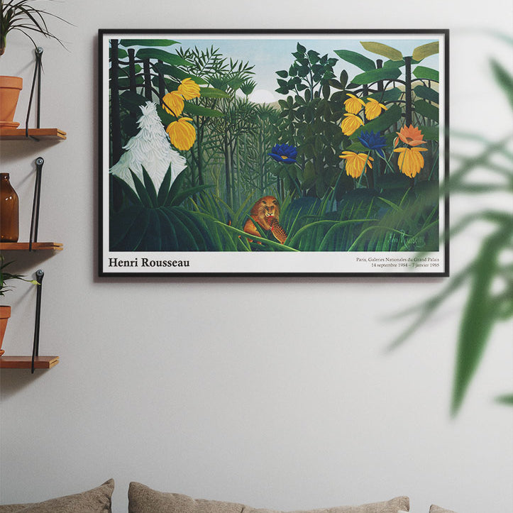 Henri Rousseau 'The Repast of the Lion' Exhibition Print