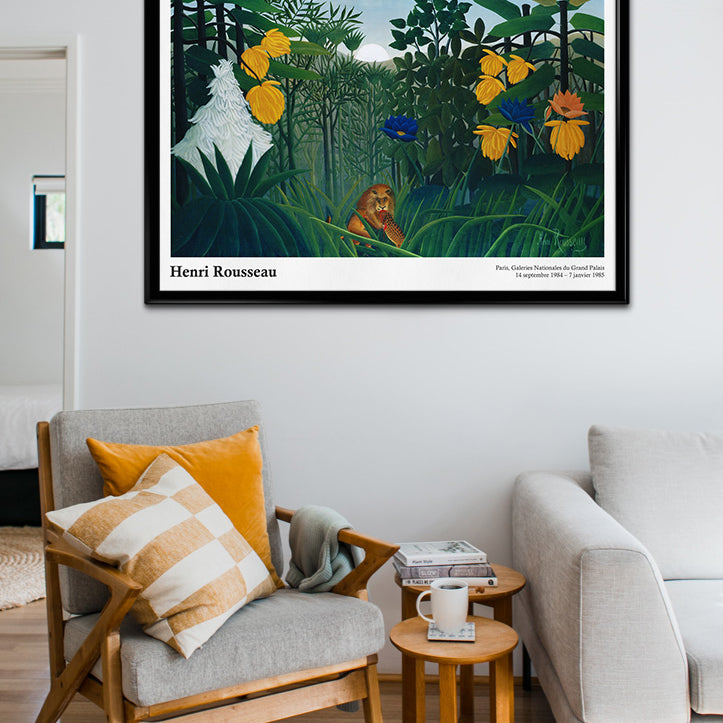 Henri Rousseau 'The Repast of the Lion' Exhibition Print