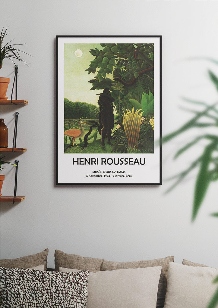 Henri Rousseau Exhibition Poster - The Snake Charmer