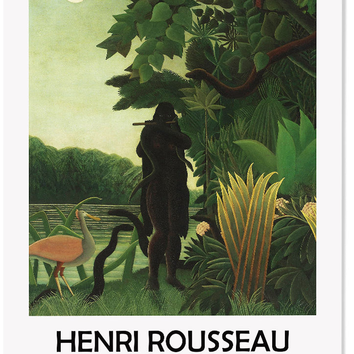 Henri Rousseau Exhibition Poster - The Snake Charmer