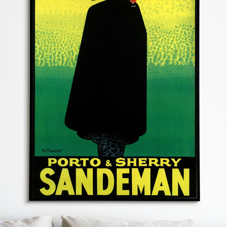 Sandeman Drink Advertisement Poster